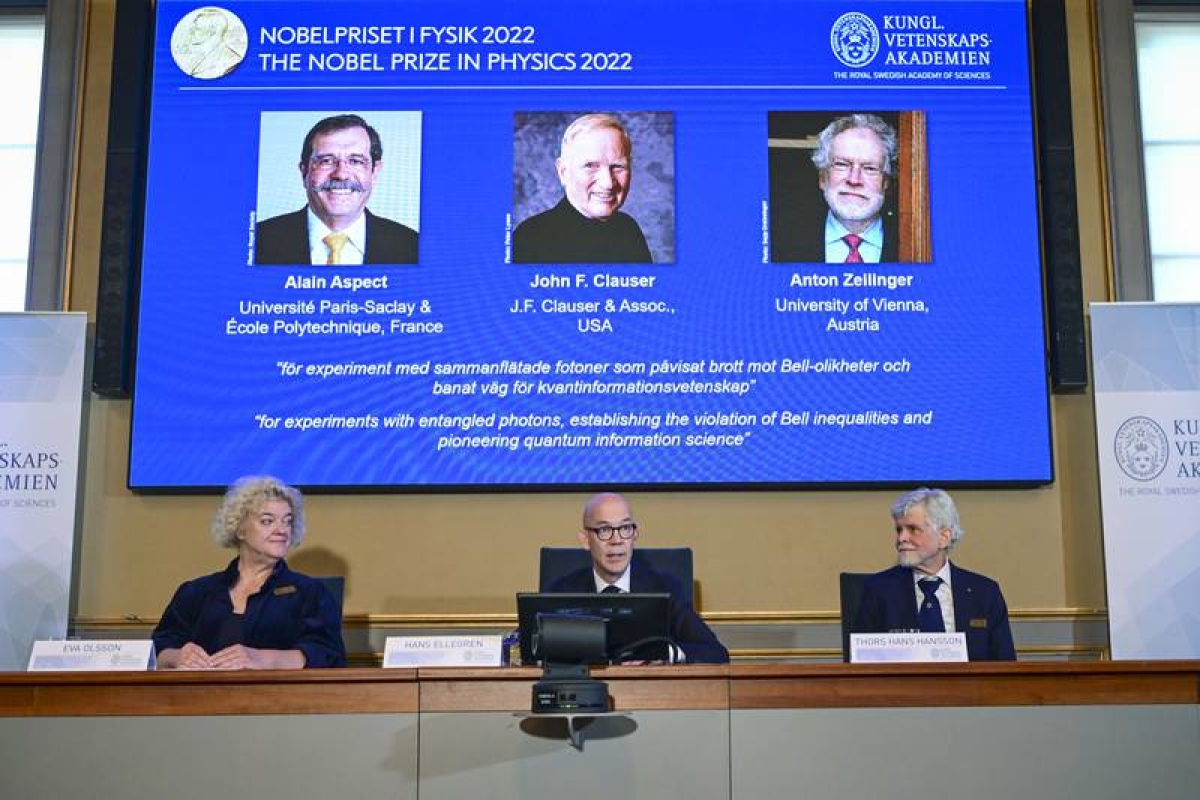Premio Nobel de Física es para científicos expertos en información cuántica