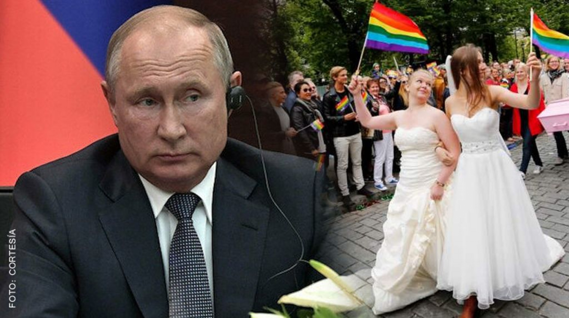 Putin promete que el matrimonio gay no se legalizará en Rusia