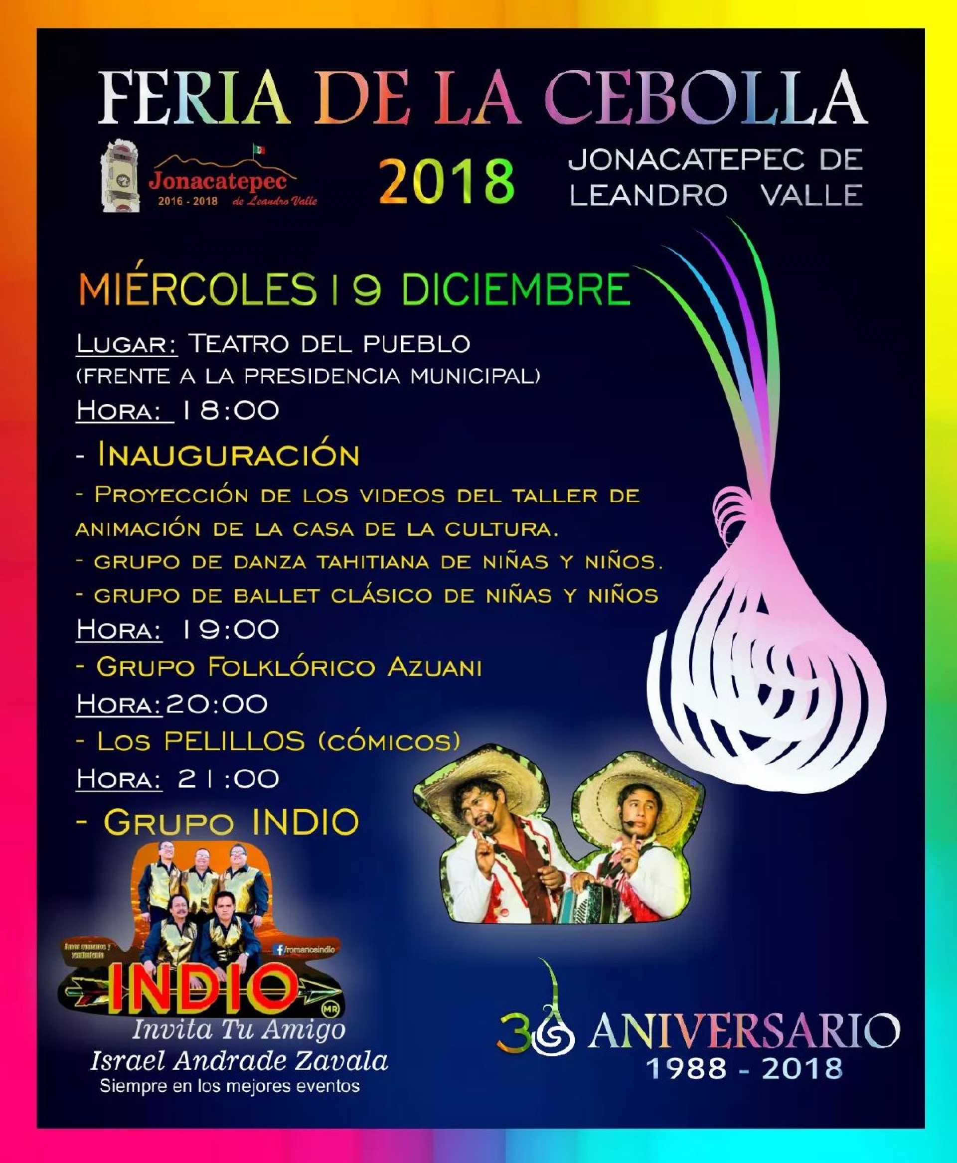 Inicia la edición número 30 de la Feria de la Cebolla, en Jonacatepec