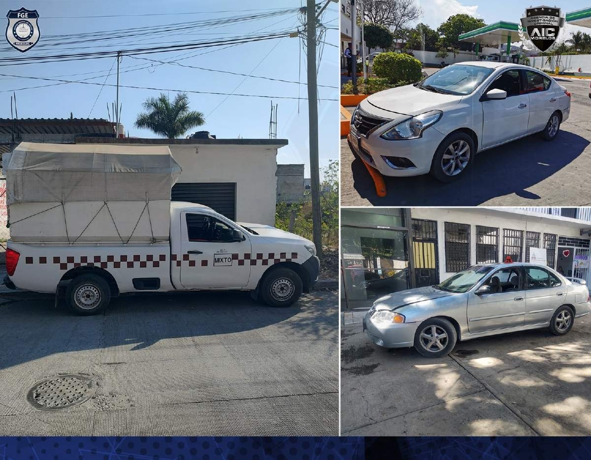 Encuentran tres vehículos abandonados en la zona sur