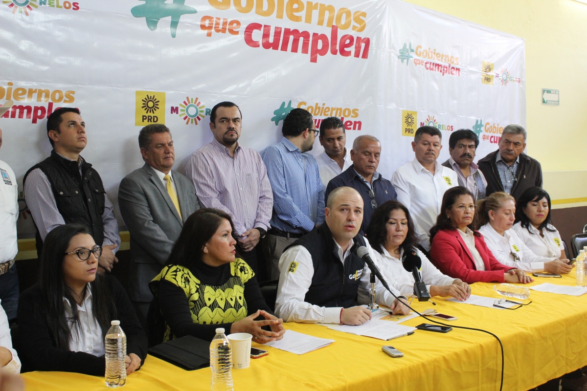 Pide PRD-Morelos que todos reduzcan su gasto corriente