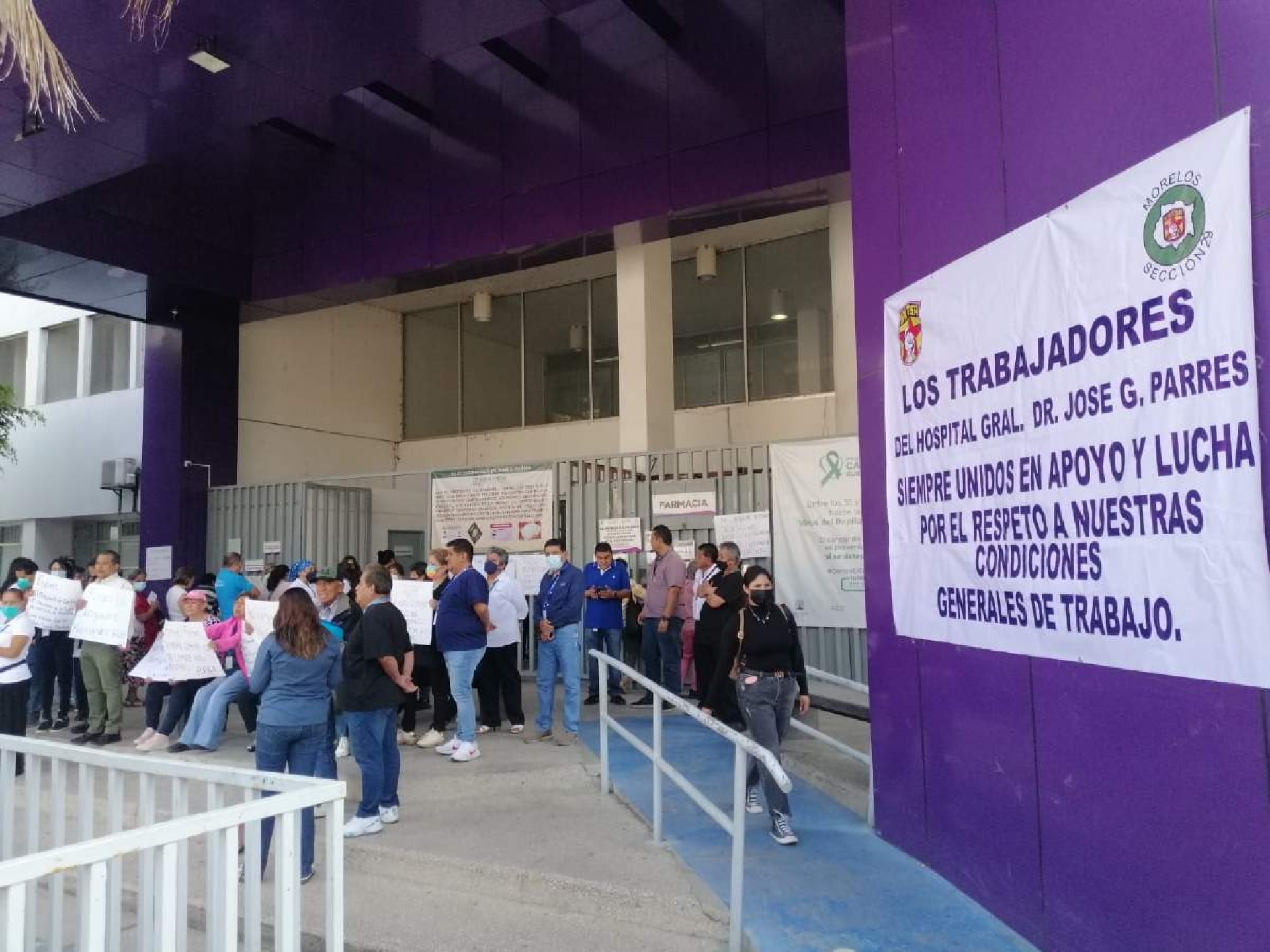 Reanuda protestas sindicato de salud