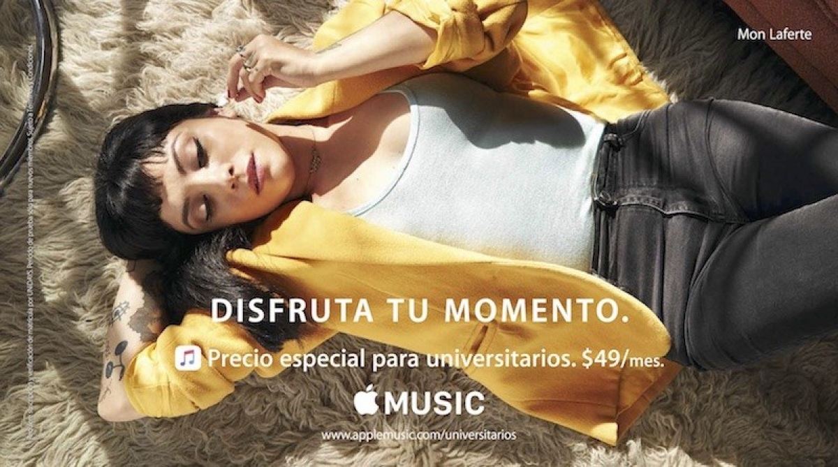 Mon Laferte y Christian Nodal encabezan la nueva campaña de Apple Music