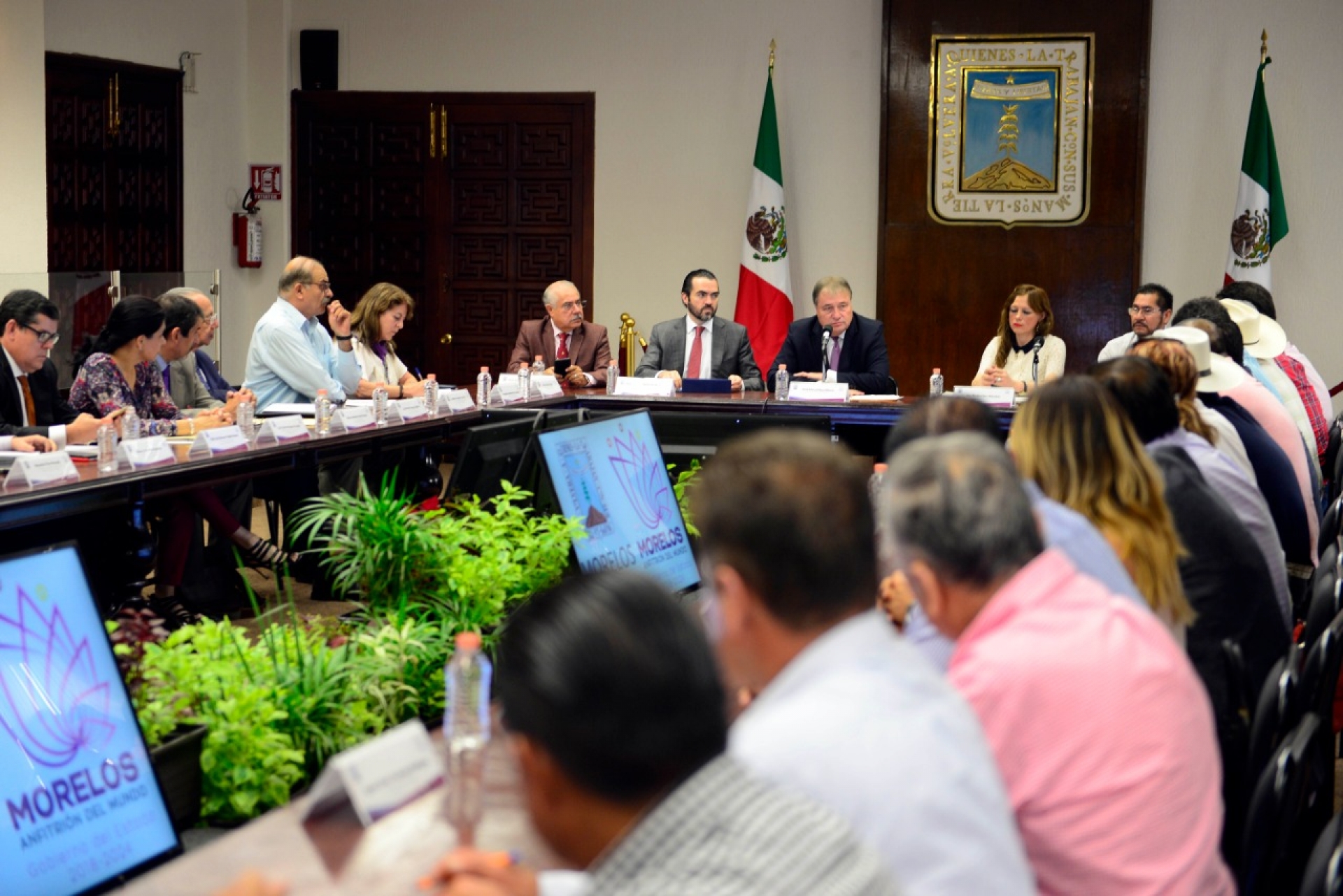 Sostiene Sanz Rivera reunión con alcaldes