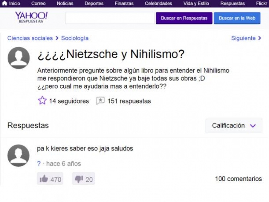 El origen de el primer meme del año: "pa k kieres saber eso jaja saludos"
