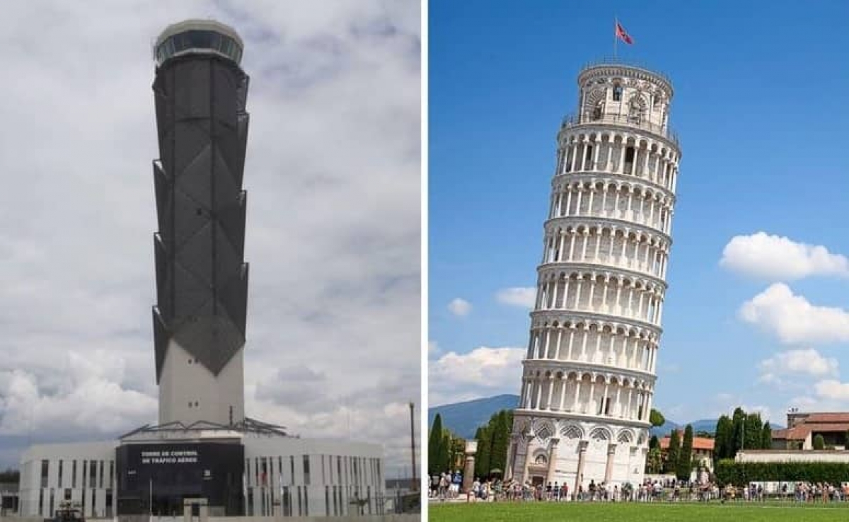 No es Pisa… es Santa Lucía: la Torre de Control se está inclinando