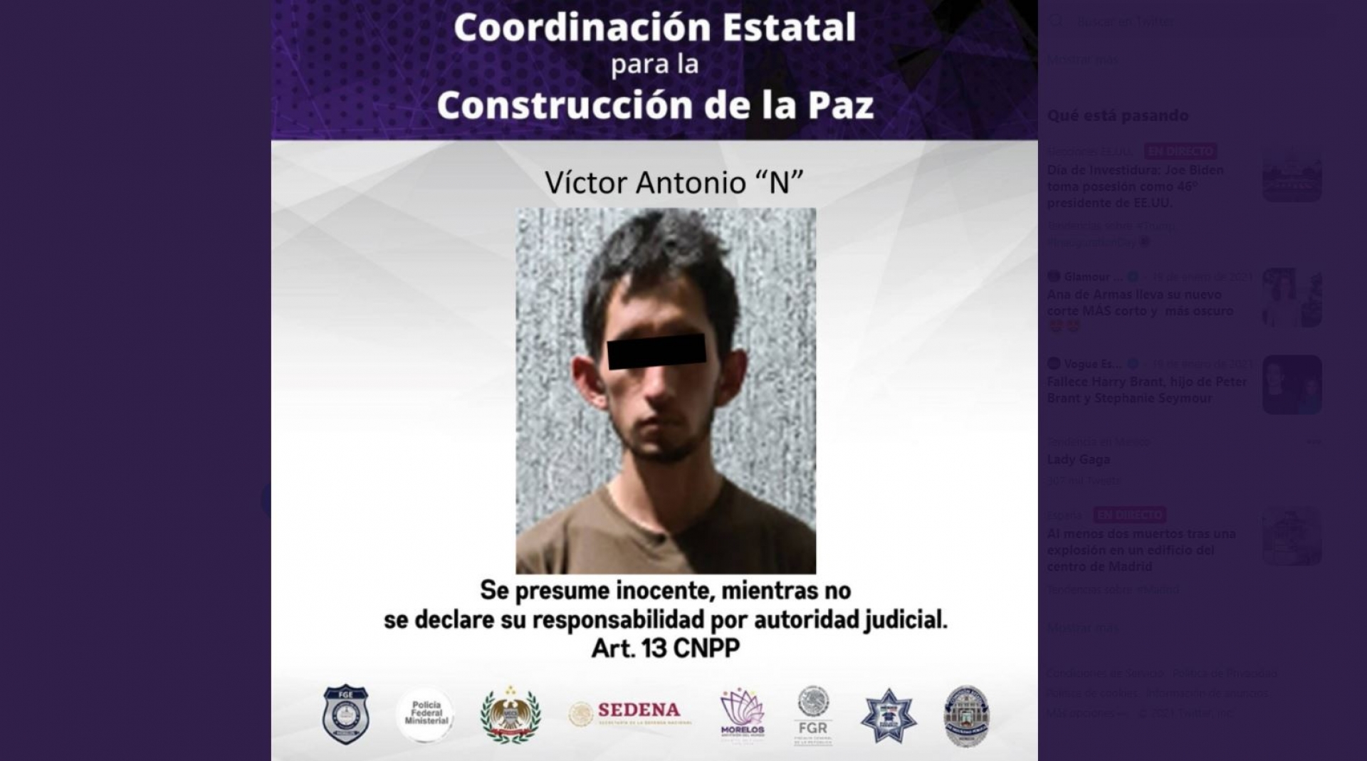 Arrestan a motociclista con ocho dosis de “cristal”