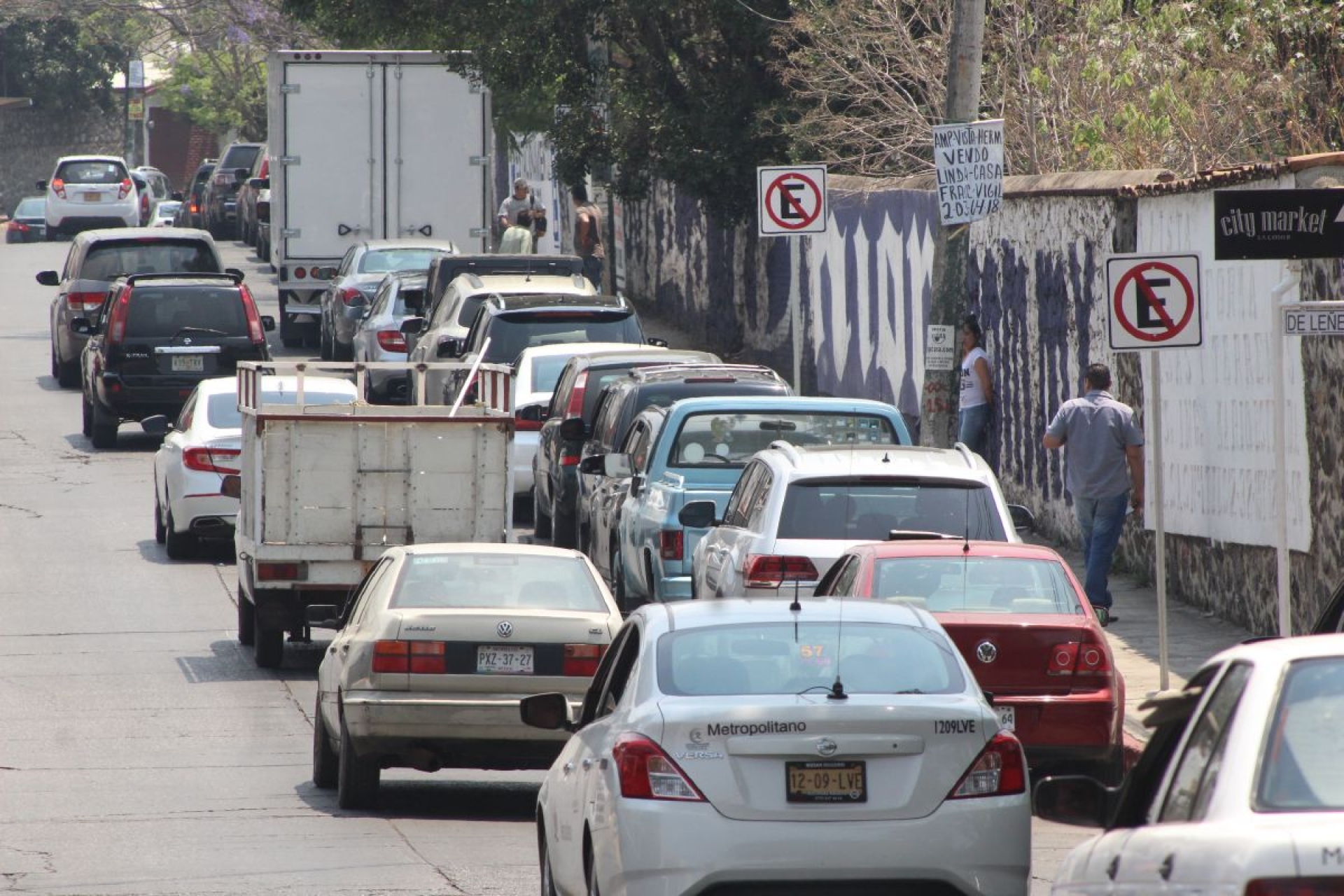 El de la avenida San Diego, el verificentro que más obstruye la vialidad