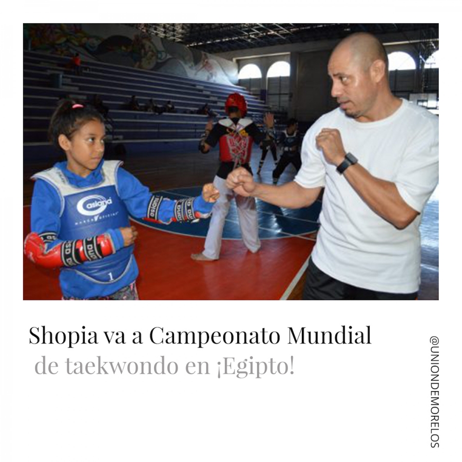 Shopia Jorge se presenta en el Campeonato Mundial de Taekwondo