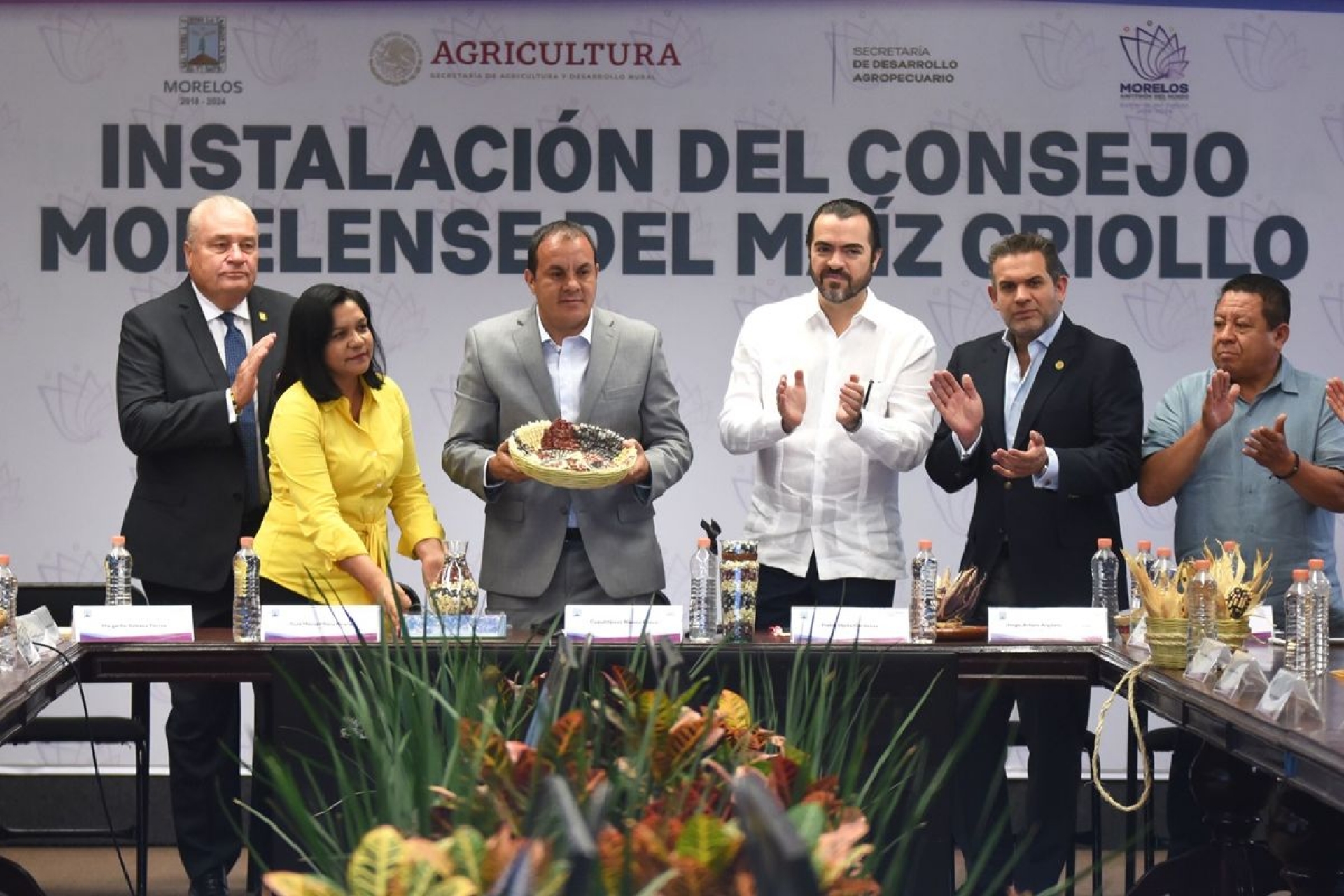 Instala Cuauhtémoc Blanco el Consejo Morelense del Maíz Criollo