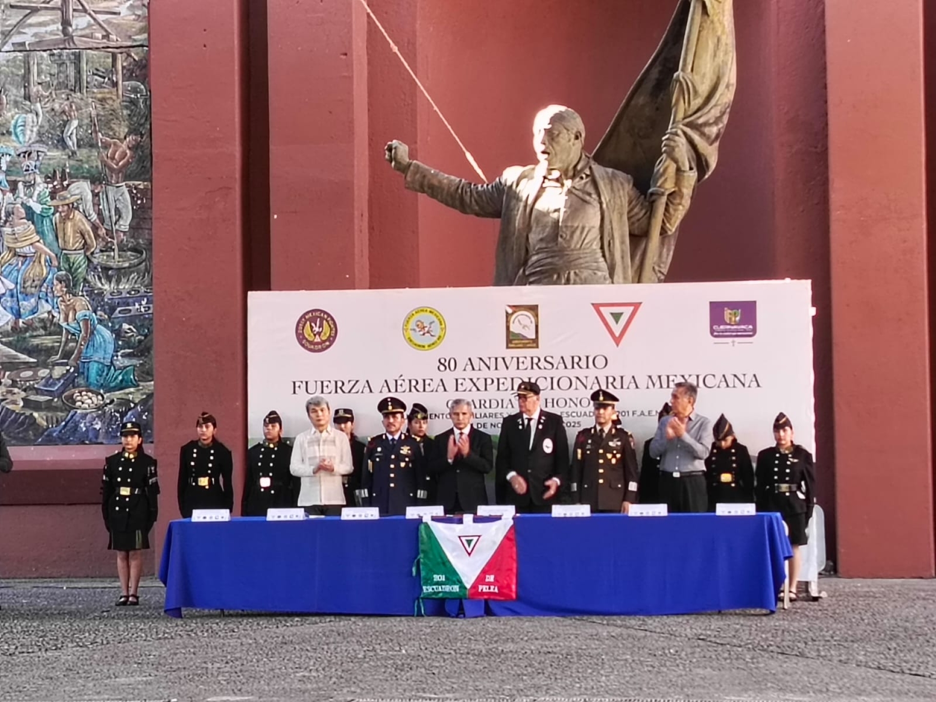 Conmemoran 80 aniversario de la Fuerza Aérea Expedicionaria Mexicana