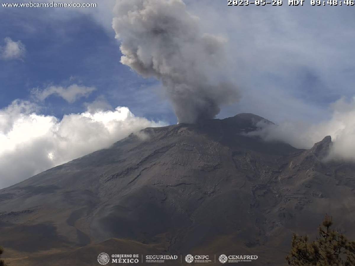 Elevan monitoreo del volcán Popocatépetl después de subir a la fase 3