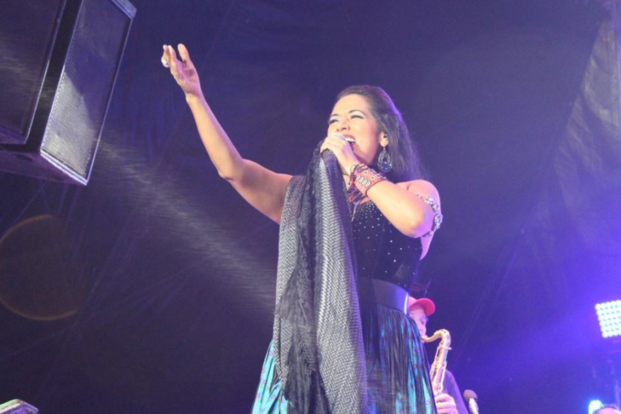 Lila Downs ofrece concierto dentro del Festival del Sol Chalcatzingo 2016
