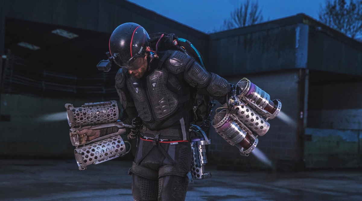 Un inventor inglés creó su propio traje de Iron Man