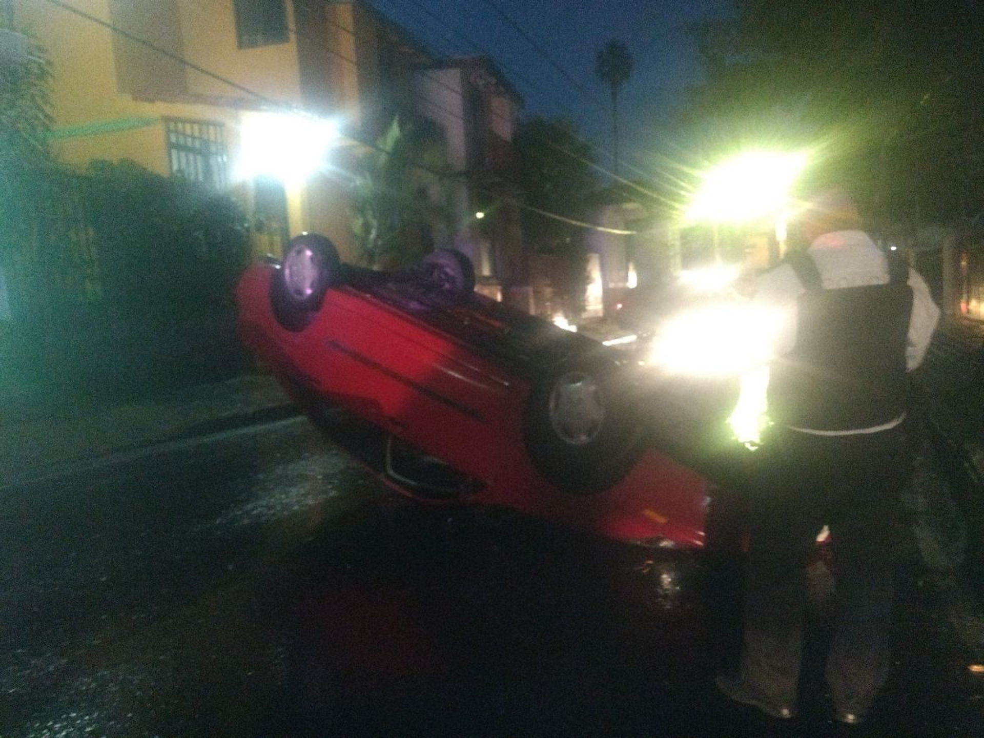 Terminó en un hospital por conducir ebrio