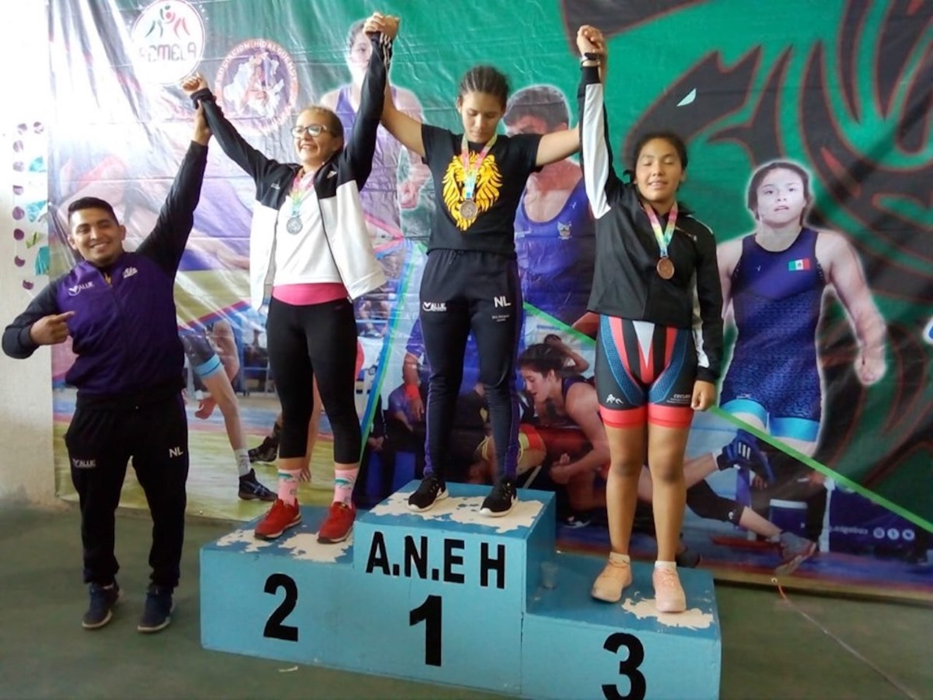 Luchas Asociadas va por tres medallas en Olimpiada Nacional 2019