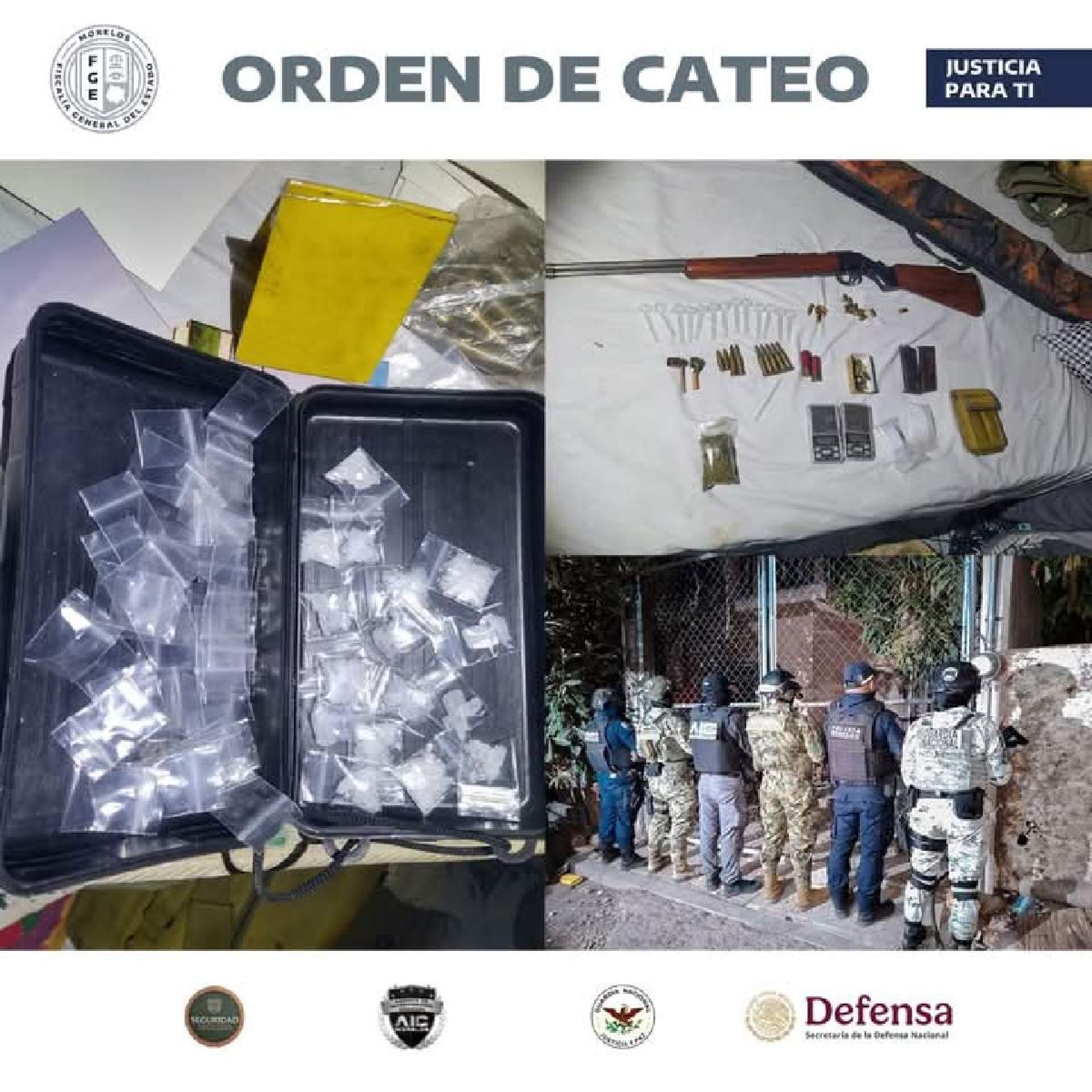 Incautan droga en una casa de Ayala