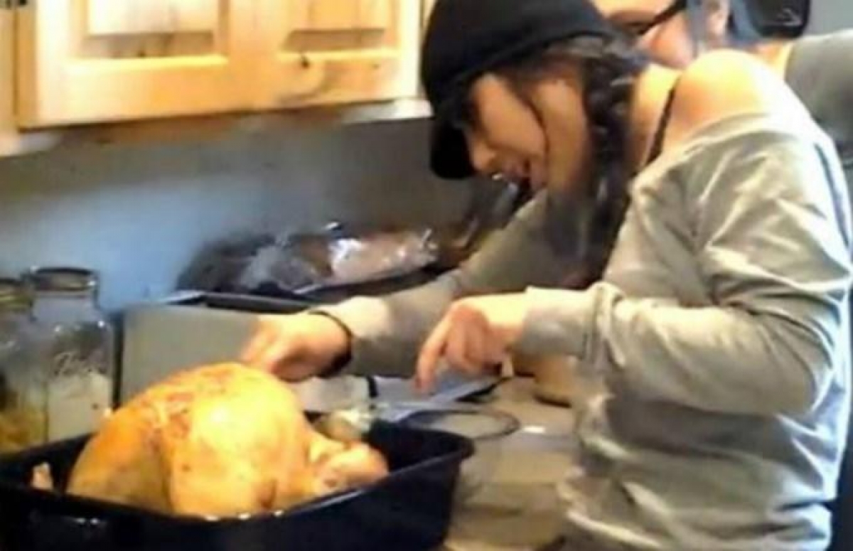 Un 'pavo embarazado' causa furor en las redes sociales
