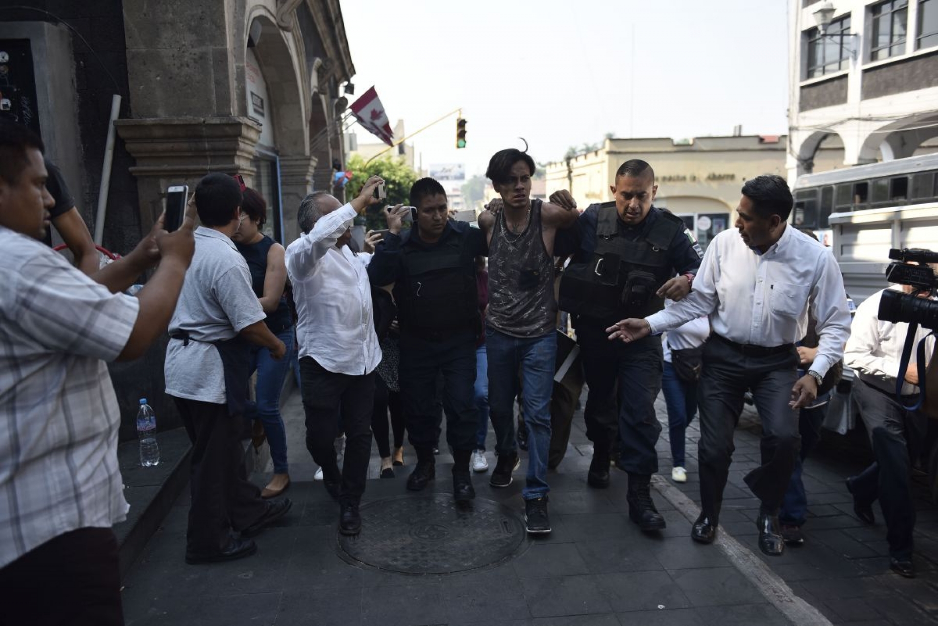 Una cobertura periodística “atípica” en pleno Zócalo