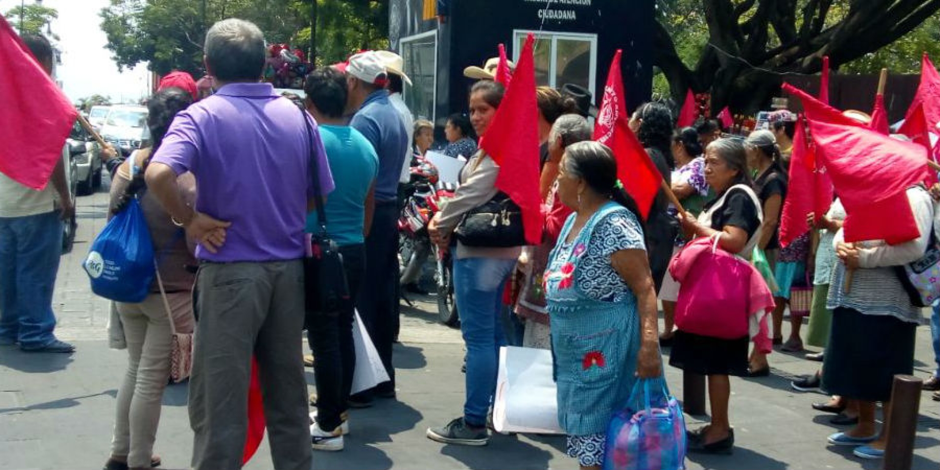 Se manifiestan antorchistas en Cuernavaca; exigen recursos para reconstrucción