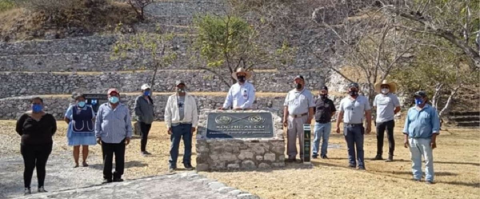 Reconocen labor del personal de la zona arqueológica de Xochicalco