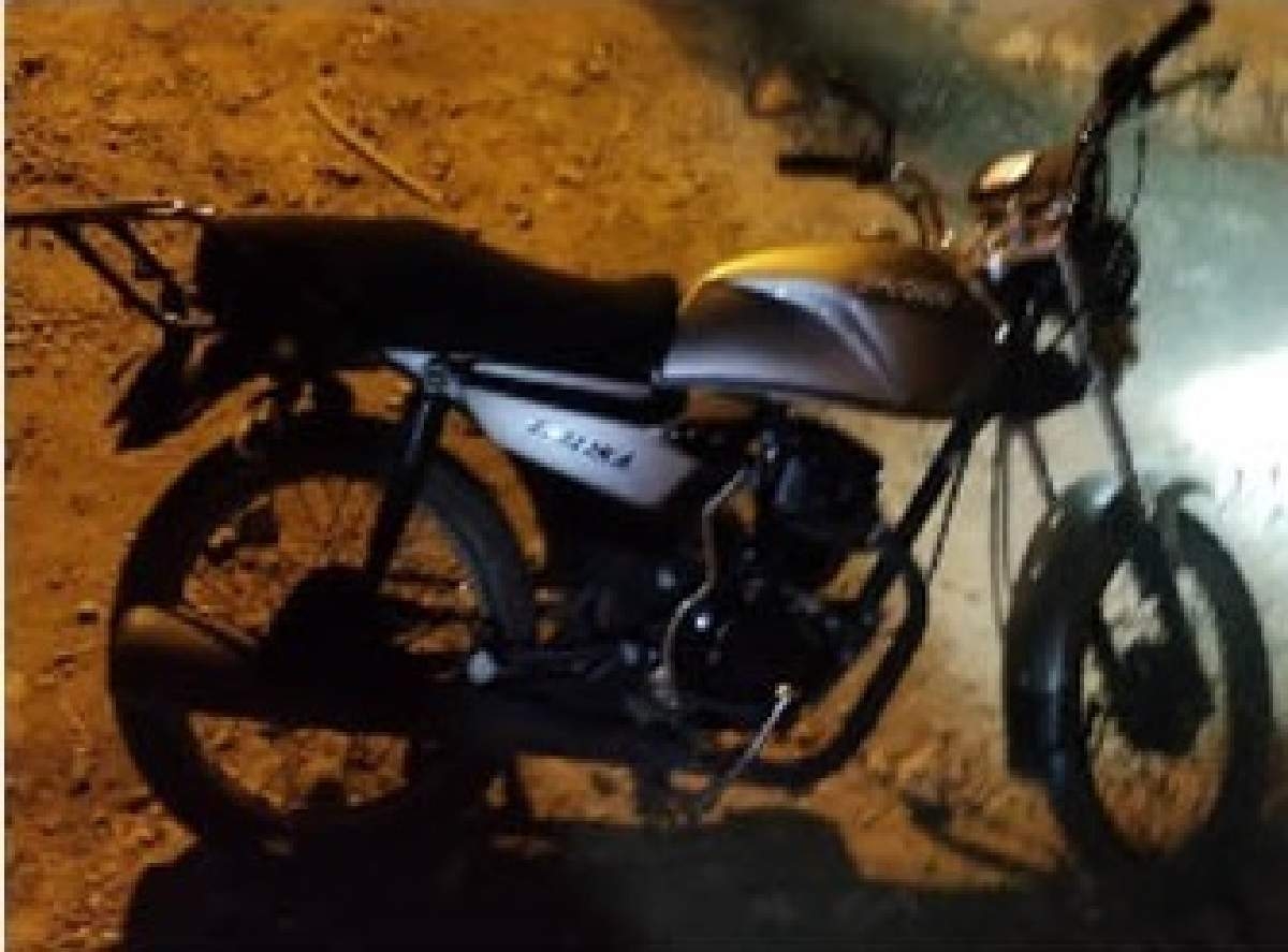 La moto que conducía es robada