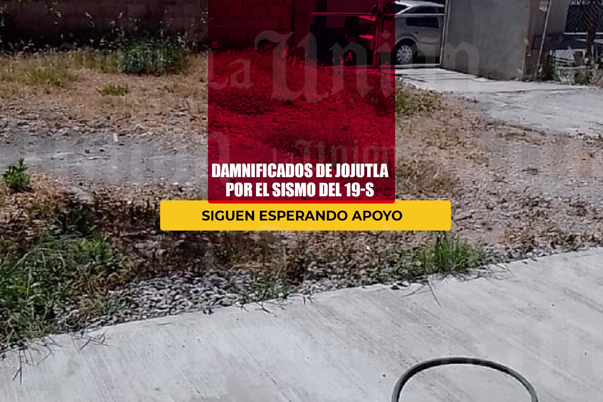 Damnificados por el sismo del 19-S aún no reciben apoyos