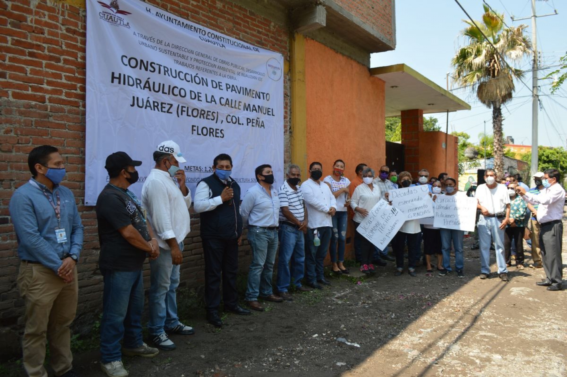 En marcha, obras de infraestructura urbana en Cuautla