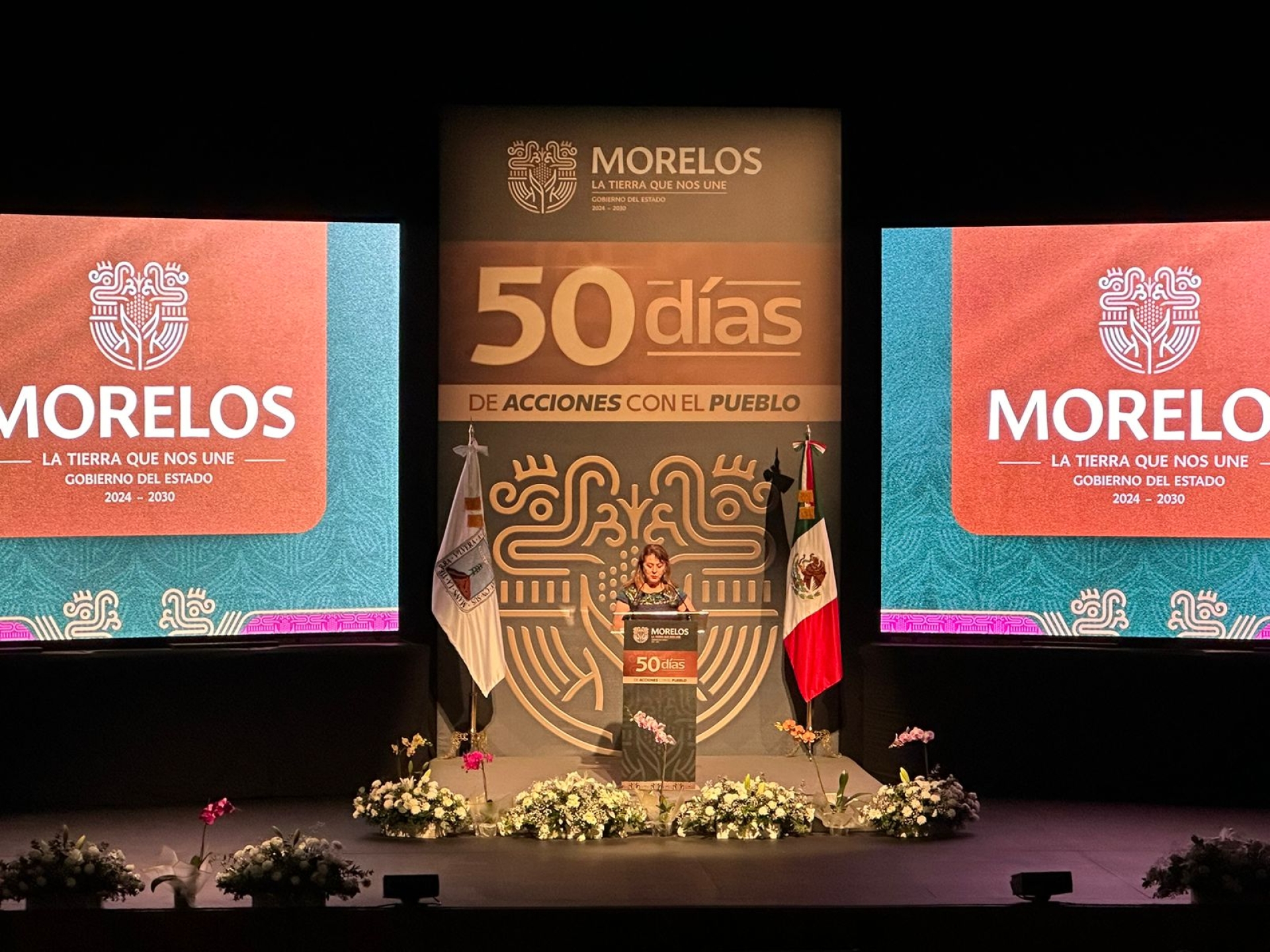 Efectúa gobernadora Margarita González ejercicio de rendición de cuentas '50 días de acciones con el pueblo'