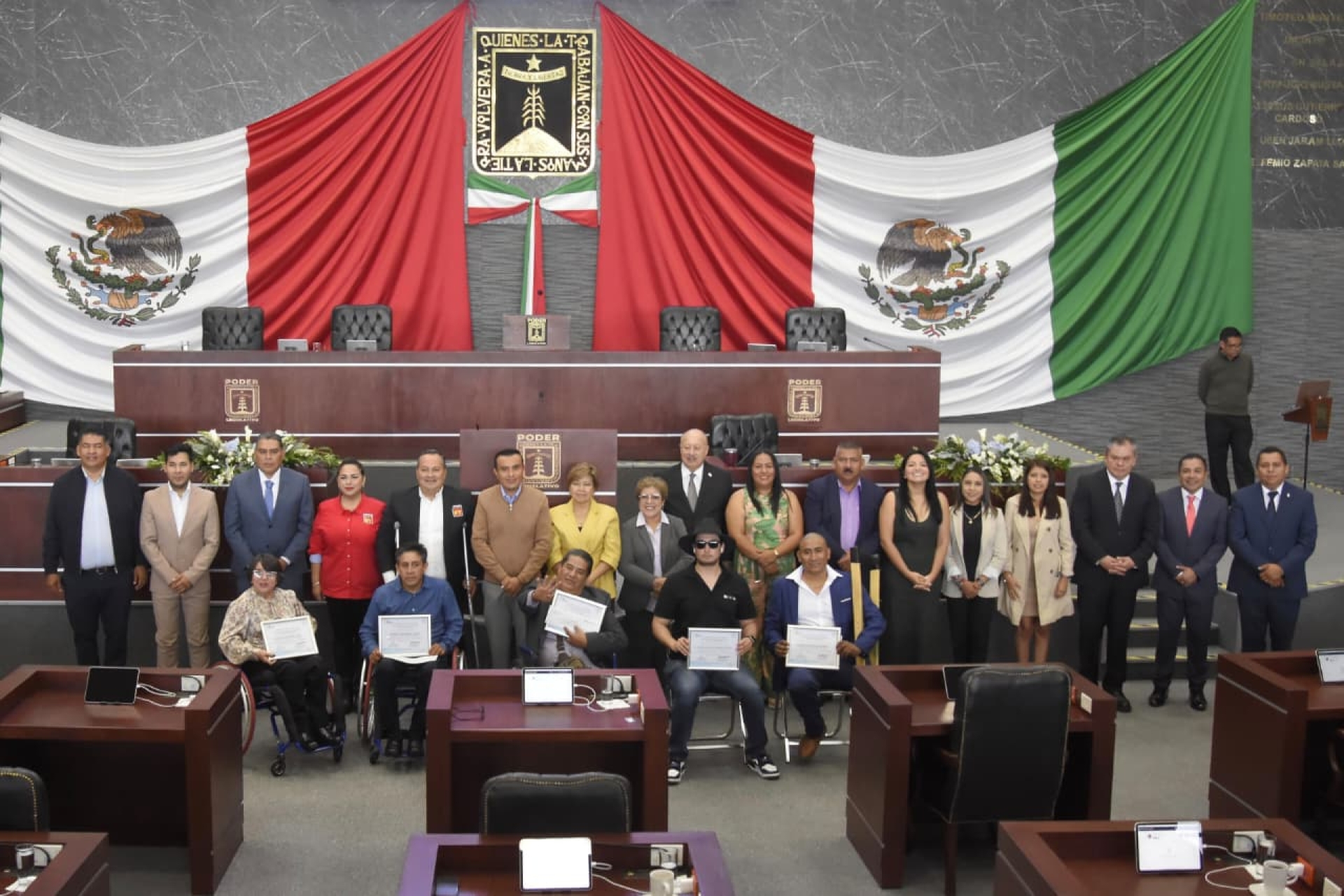Entrega Congreso de Morelos Premio Estatal para Personas con Discapacidad 'Gabriela Raquel Brimmer Dlugacz' 2025