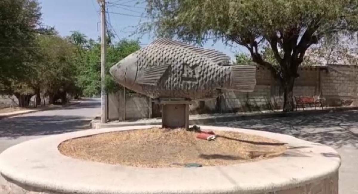 Rehabilitarán escultura del pescado en Coatetelco