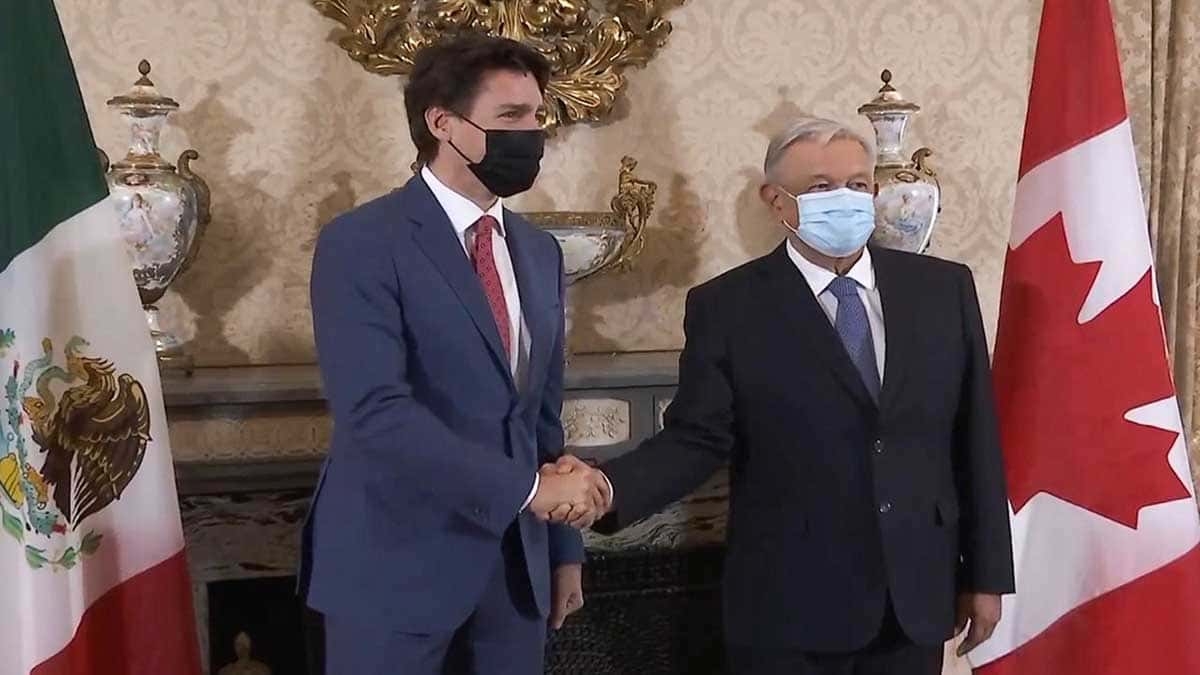 Justin Trudeau primer ministro de Canadá, se reúne con AMLO