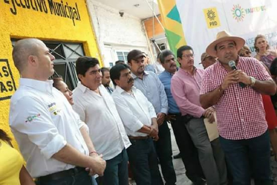Reinauguran oficinas del PRD Yautepec