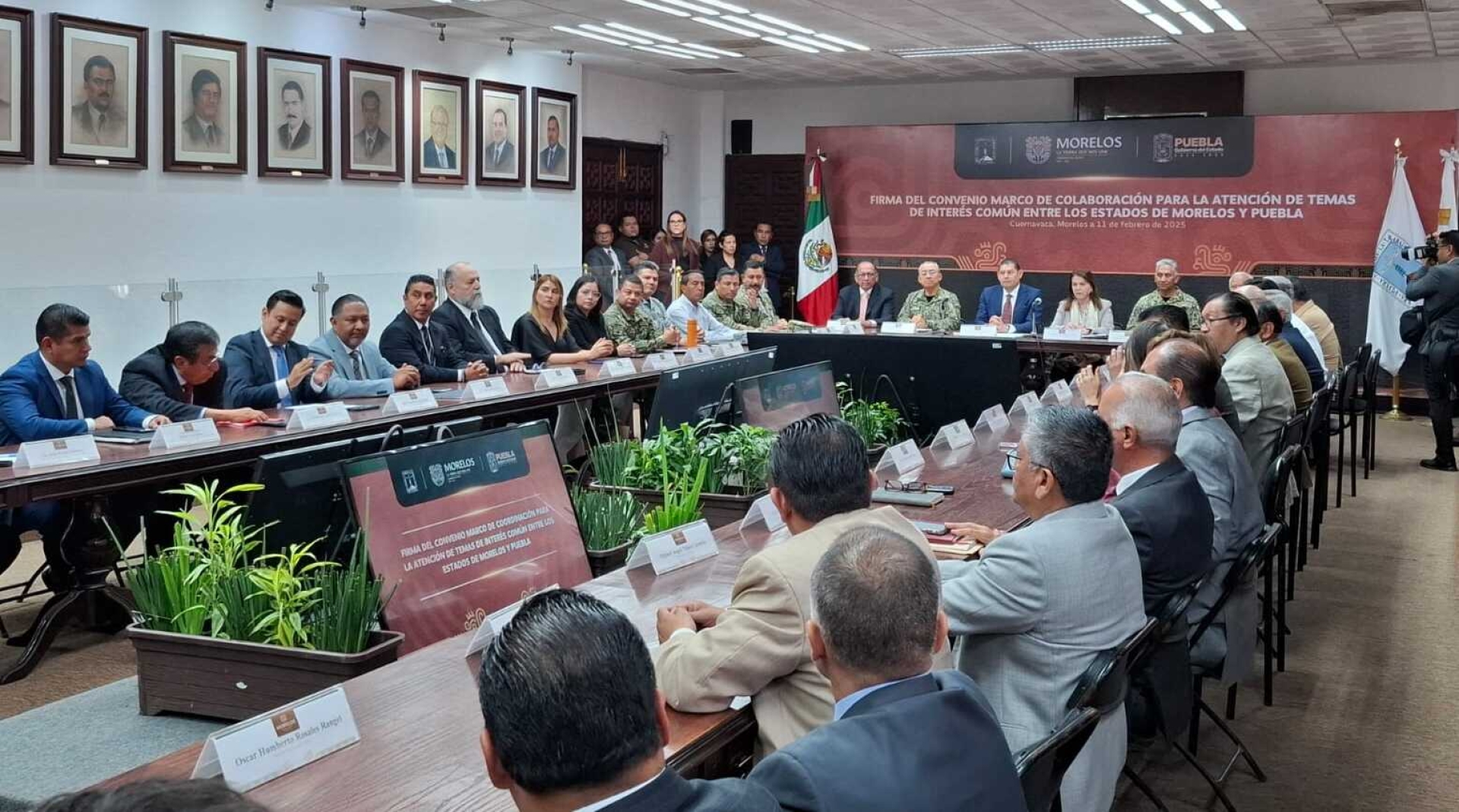 Firman convenio marco de colaboración entre los estados de Morelos y Puebla