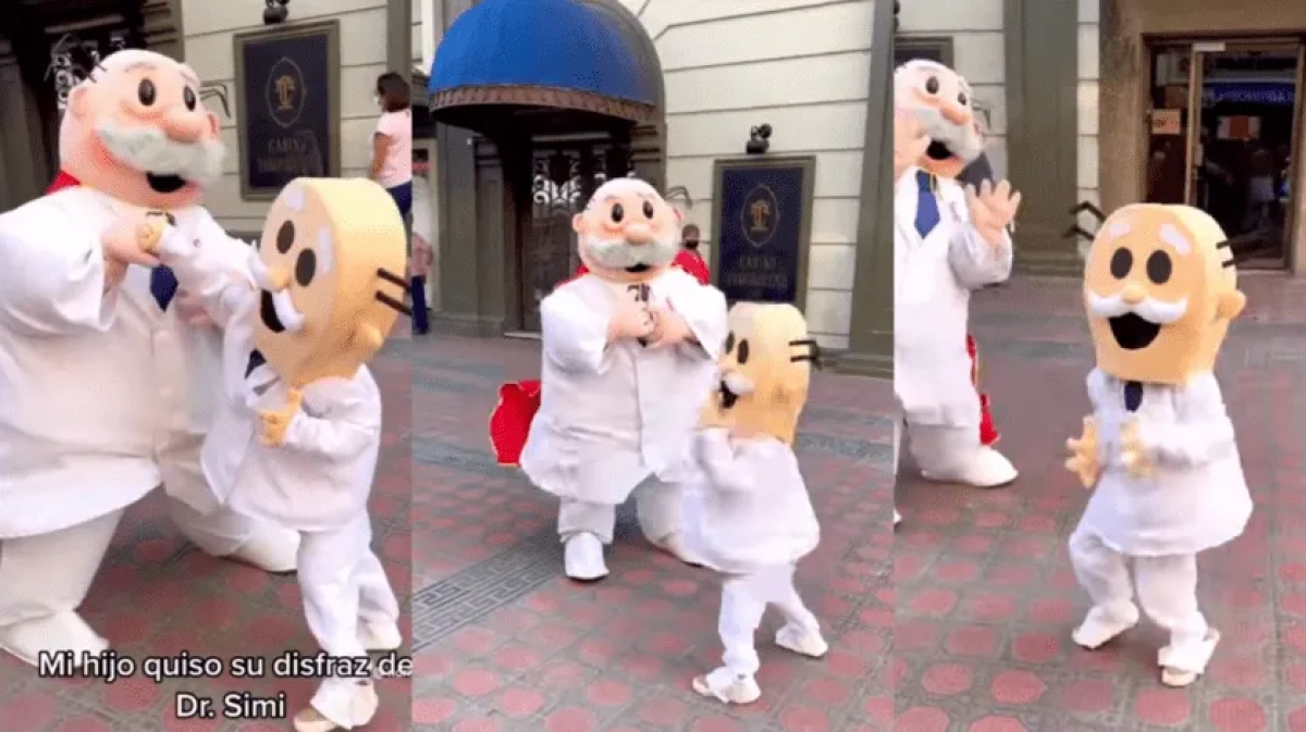 Niño se disfraza de Dr. Simi y se vuelve viral