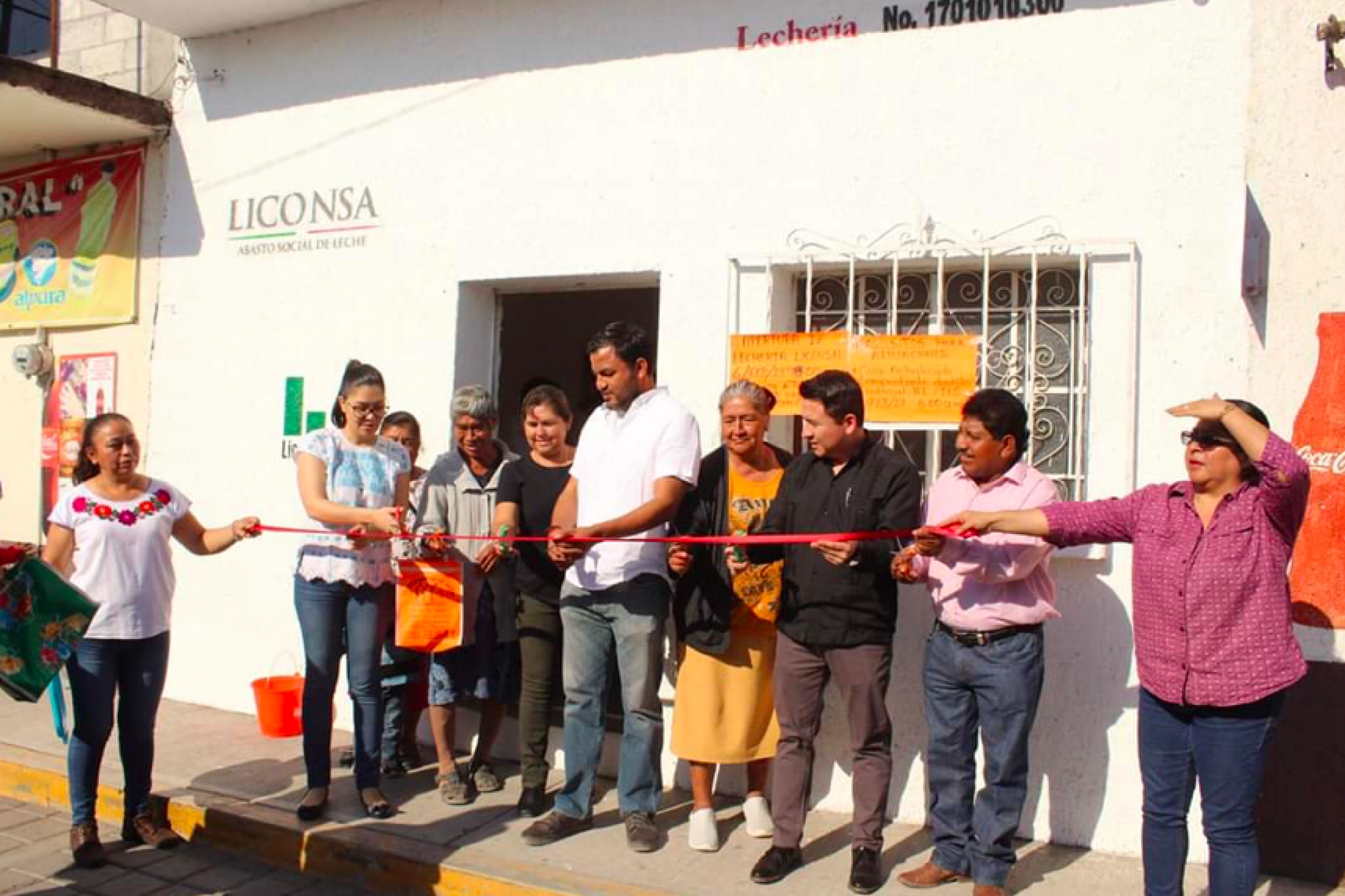 Inauguran punto de venta de leche Liconsa en Chalcatzingo