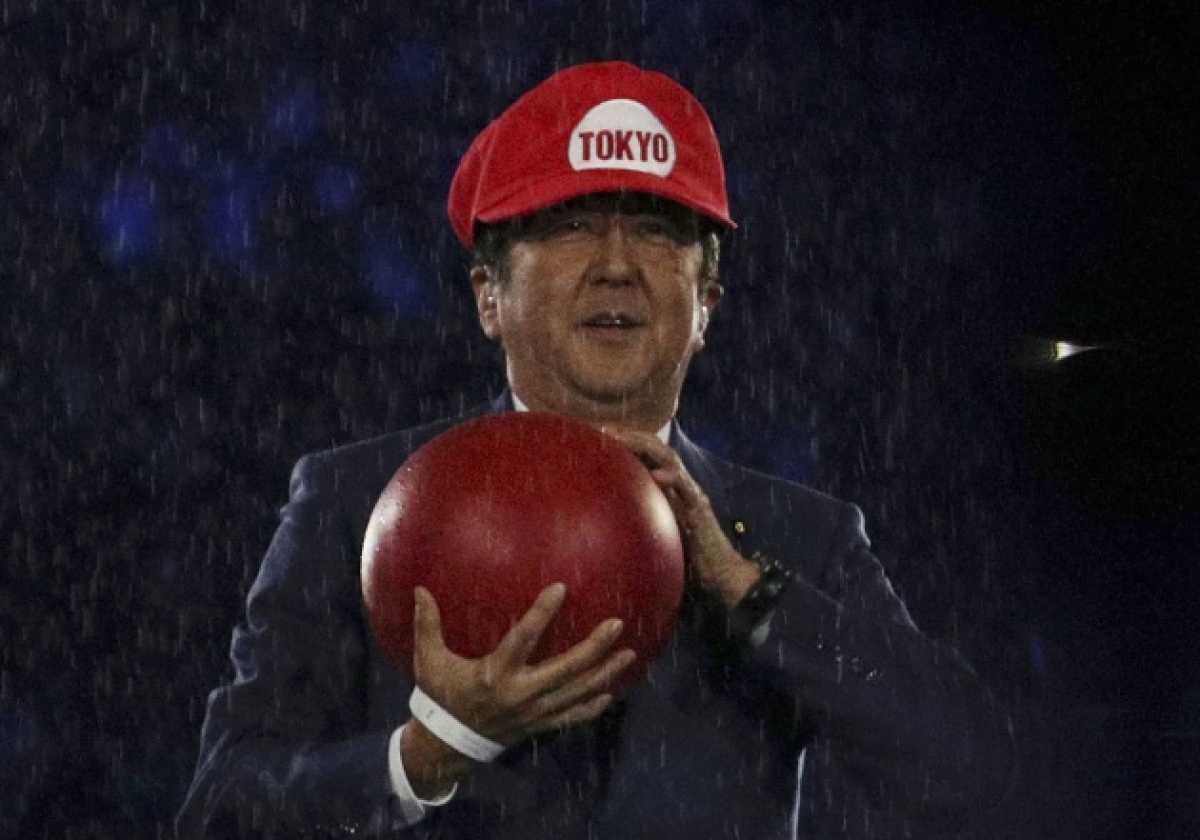 El primer ministro de Japón se convierte en Super Mario para presentar Tokio 2020