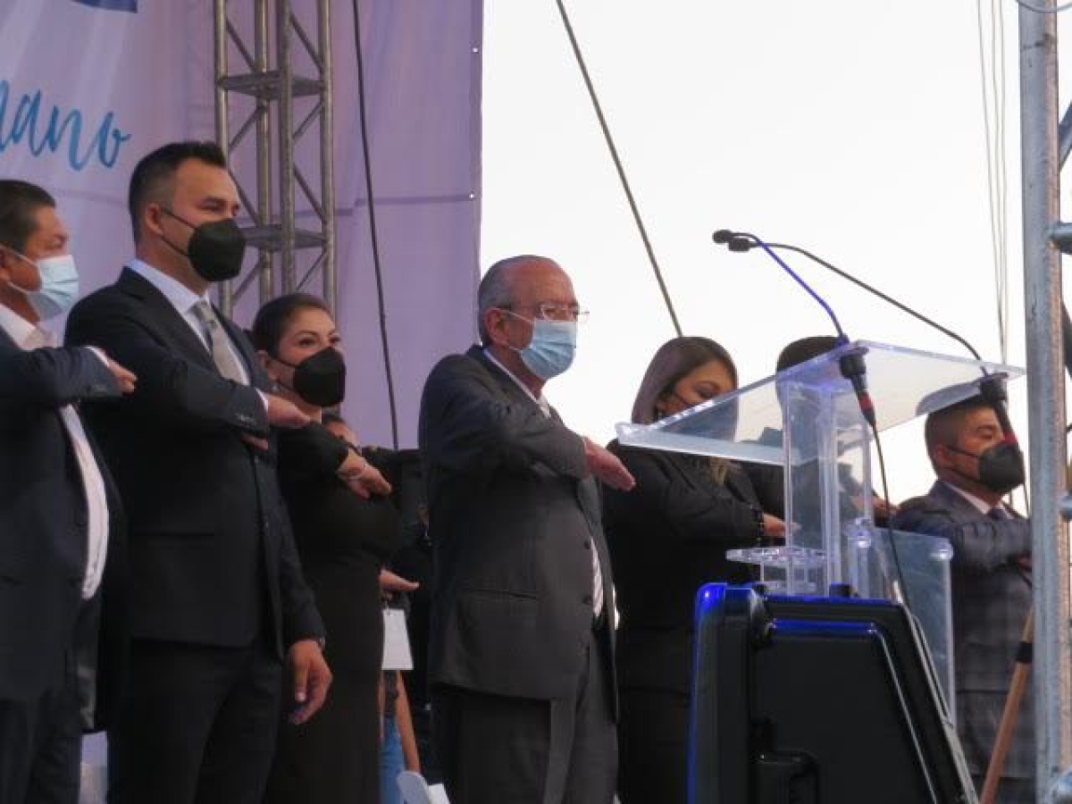 Presente gobierno del estado en toma de protesta del alcalde de Emiliano Zapata