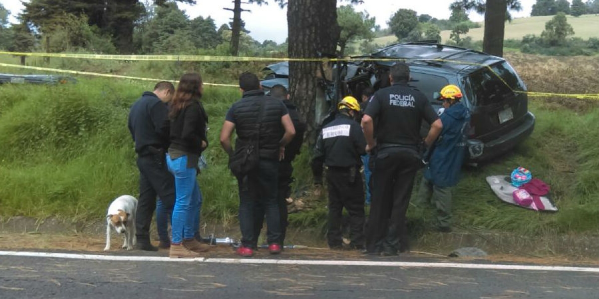 Un hombre fallece tras accidente automovilístico en la carretera México-Cuernavaca