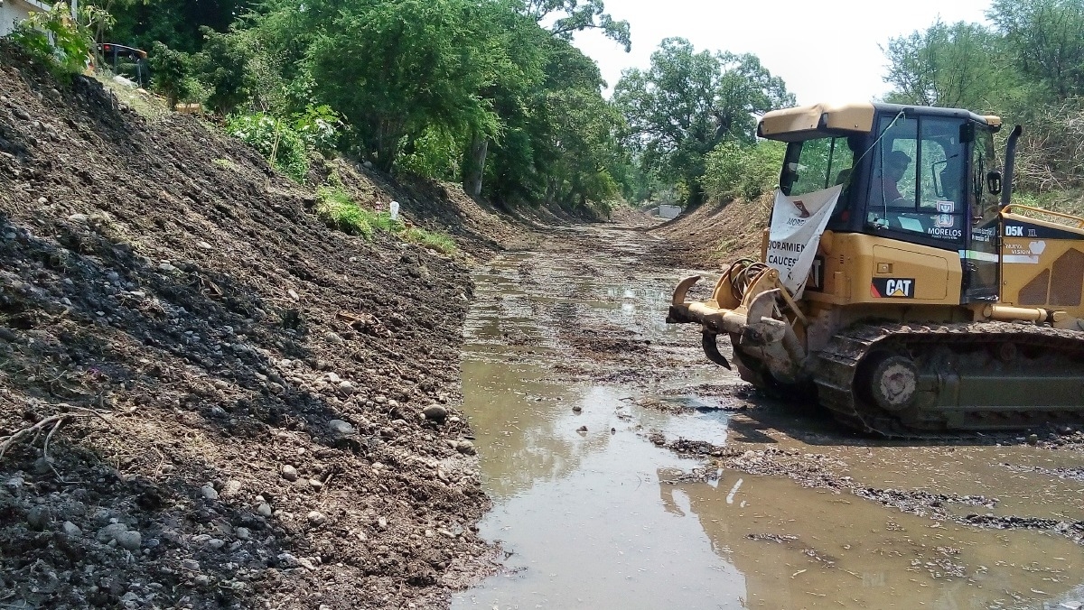 Supervisan zonas de riesgo de inundación en Ayala