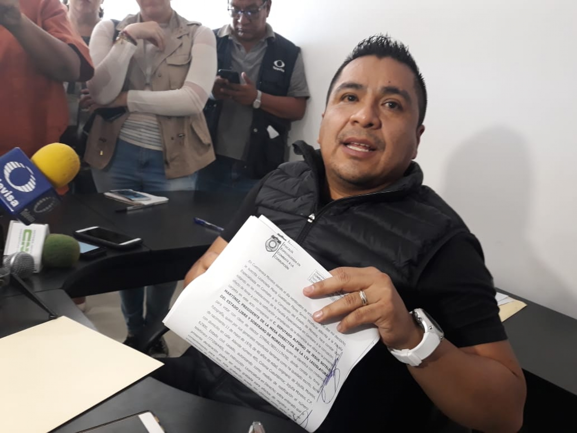 Confirma diputado ratificación de denuncia en contra de la pasada legislatura