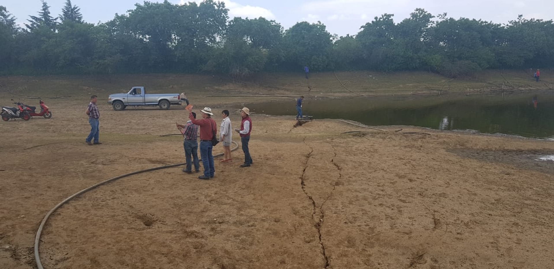 Por sismo, se fractura presa en Ocuituco