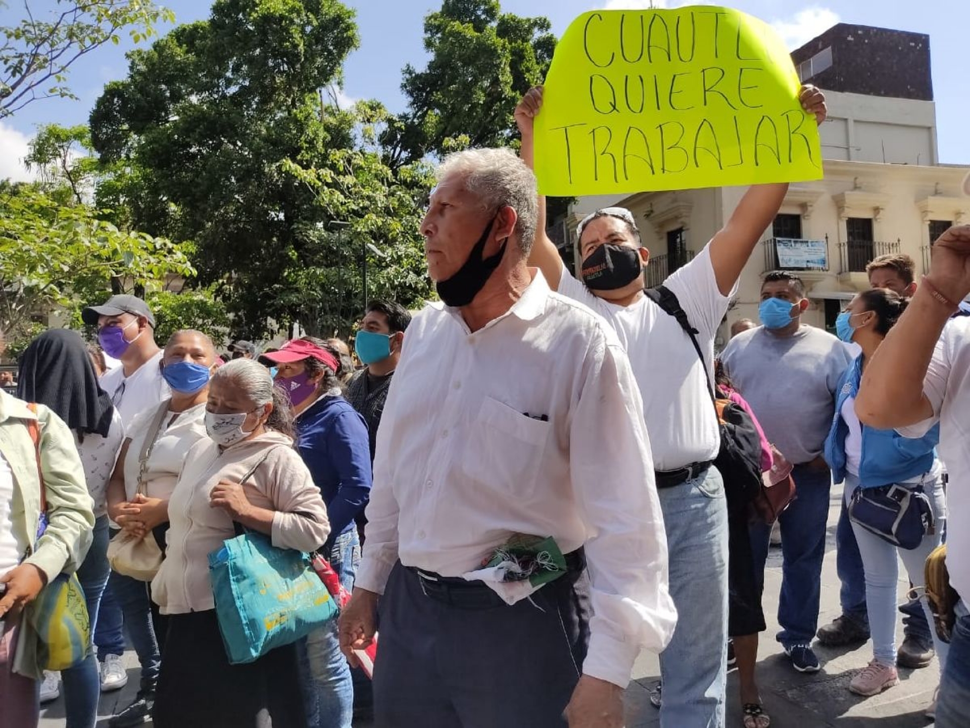 Amenazan vendedores informales con protestas