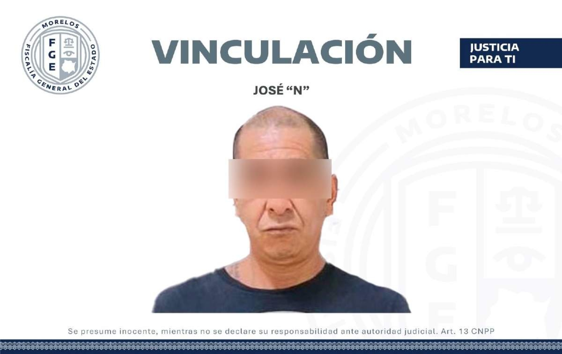 A proceso, individuo acusado de homicidio