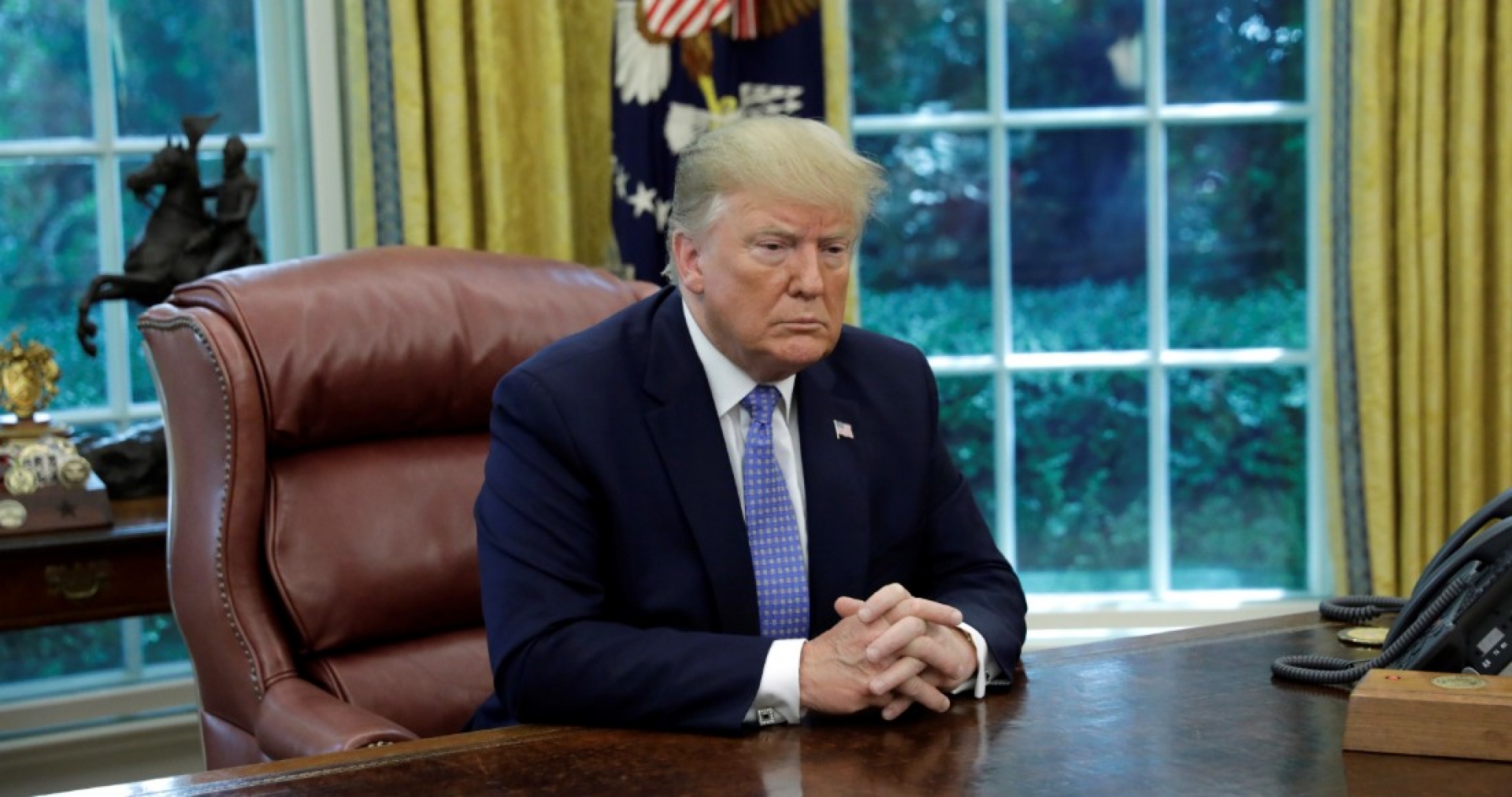 La mayoría en EU apoya investigar a Trump para un eventual juicio político, revela encuesta de TWP