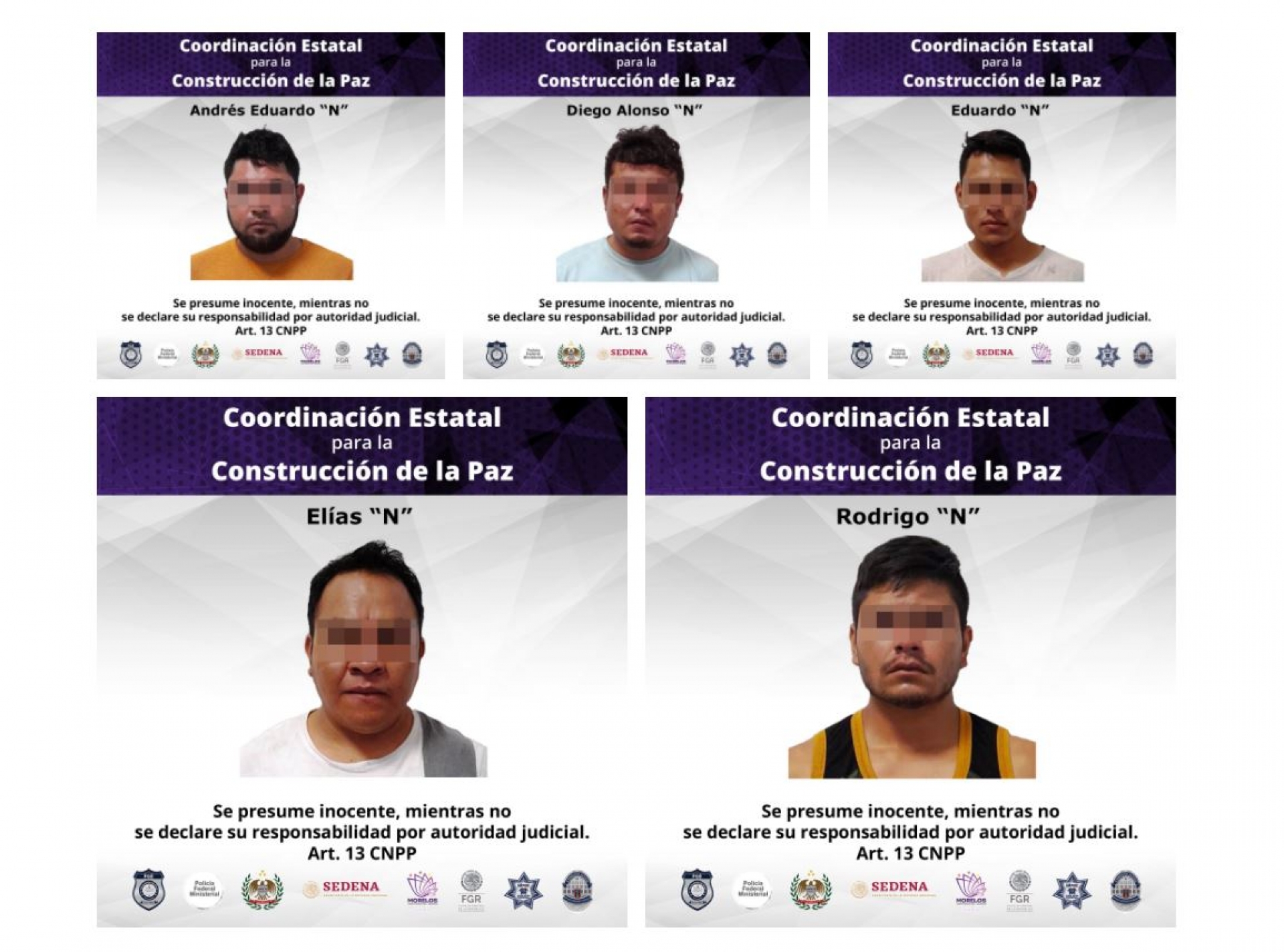 Capturan a cinco presuntos secuestradores