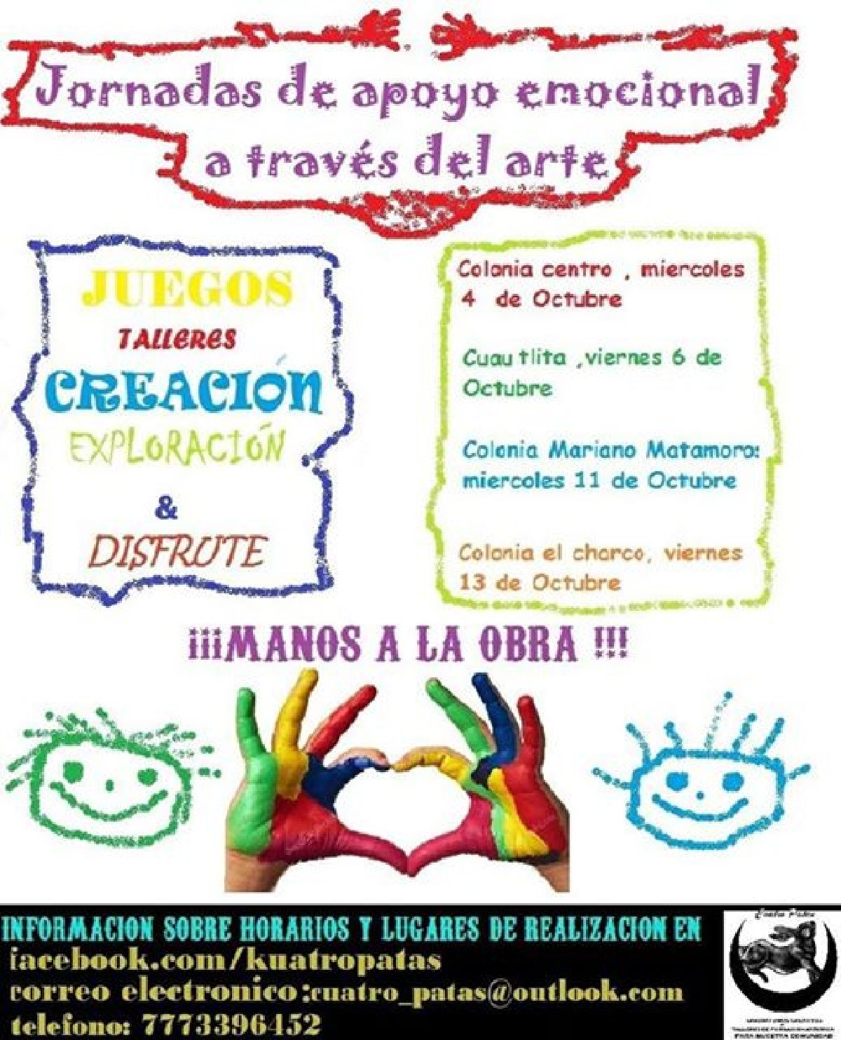 Llevarán arte a niños de Tetecala para dejar atrás el sismo