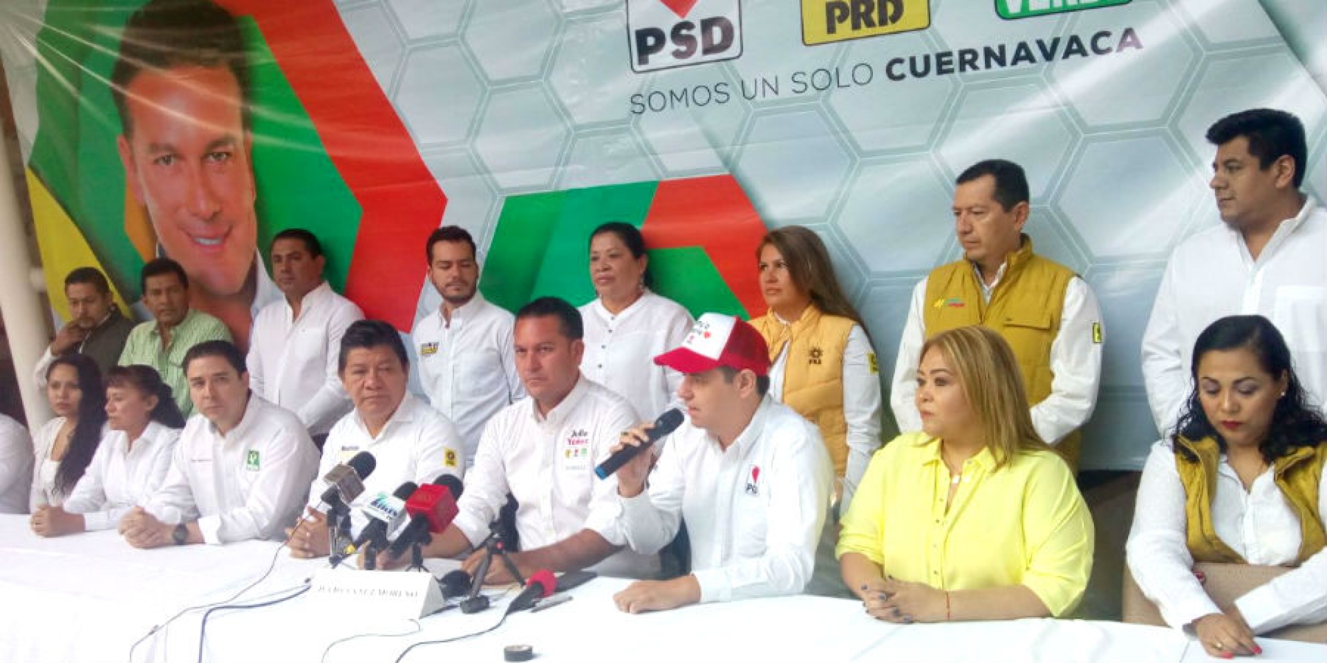 Anuncia ejes de campaña candidato por la alianza PRD-PSD-PVEM a la alcaldía de Cuernavaca