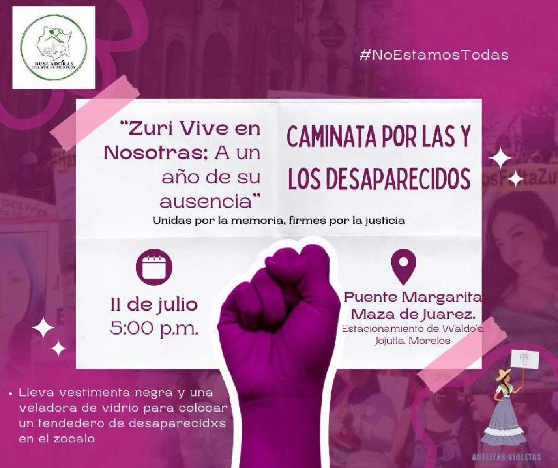 Exigirán a FGE resultados sobre desaparición de joven de Tlaltizapán