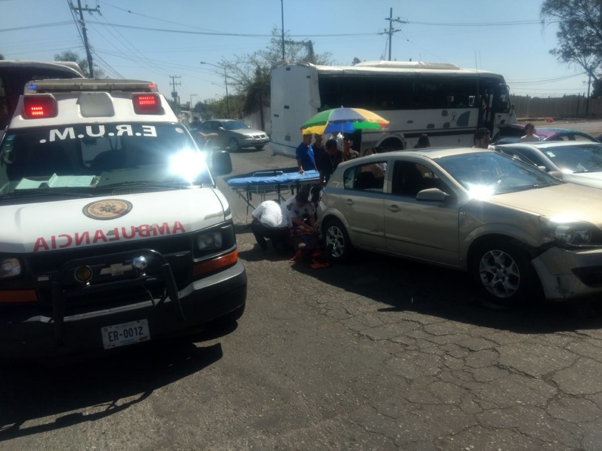Una mujer fue atropellada en Ocotepec